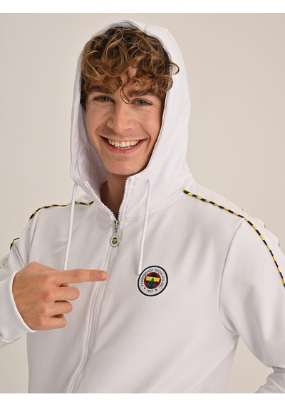 Fenerbahçe Erkek Trıbun Basıc Sweat BEYAZ