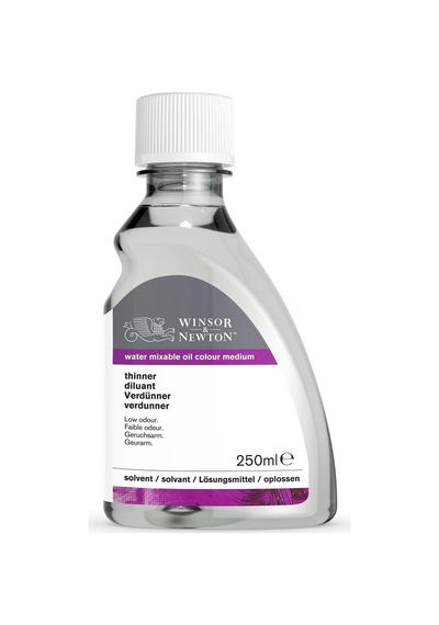 Winsor & Newton 3039729 Artisan İnceltici, Su Karıştırılabilir Yağlı Boyalar İçin, 250 Ml Şişe