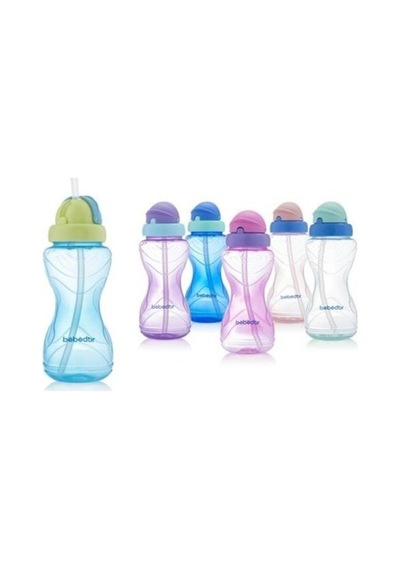bebedor Sportif Pipetli Kapaklı Alıştırma Bardağı 8504M Çok Renkli
