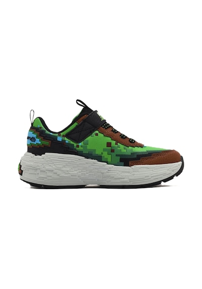 Skechers Mega-craft 4 K Kids Sneaker Lastik Bağcıklı Cırtlı Çocuk Ayakkabısı Yeşil Yeşil