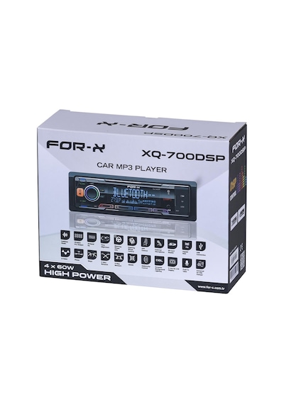For-x 700dsp-işlemci-7renk-bt-usb-mp3-harici Mikrofonlu-prof Teyp