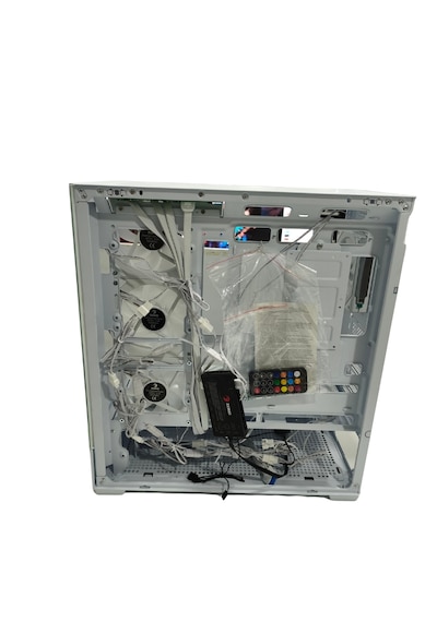 Zoko Alpha 7x120mm Argb Fan+kontrolcü+kumanda Pc Boş Beyaz Kasa