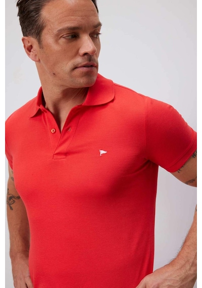 DeFacto Slim Fit Dar Kesim Polo Yaka Nakışlı Kısa Kollu Tişört D7665AX25SPRD28 DeFacto Slim Fit Dar Kesim Polo Yaka Nakışlı Kısa Kollu Tişört D7665AX25SPRD28