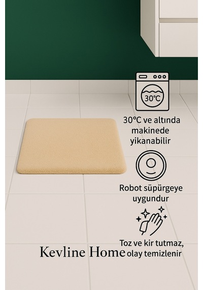 Buççin Online Mağaza Dekoratif Kaymaz Taban Papatya Kesimli Banyo Paspası, Klozet Takımı, 60x100-50x60 Cm Polyester Bej Çok Renkli Buççin Online Mağaza Dekoratif Kaymaz Taban Papatya Kesimli Banyo Paspası, Klozet Takımı, 60x100-50x60 Cm Polyester Bej Çok Renkli