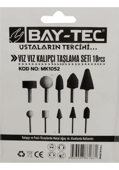 Bay-tec Vız Vız Kalıpçı Taşlama Seti 10 Parça Mk1052