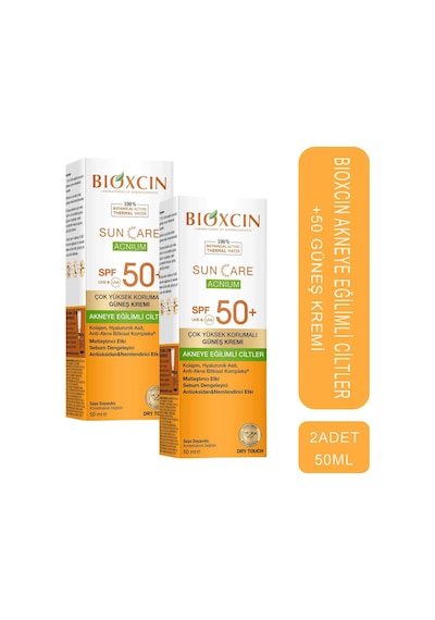 Bioxcin Acnium Sun Care Çok Yüksek Korumalı Güneş Kremi SPF50+ 2 x 50 ML