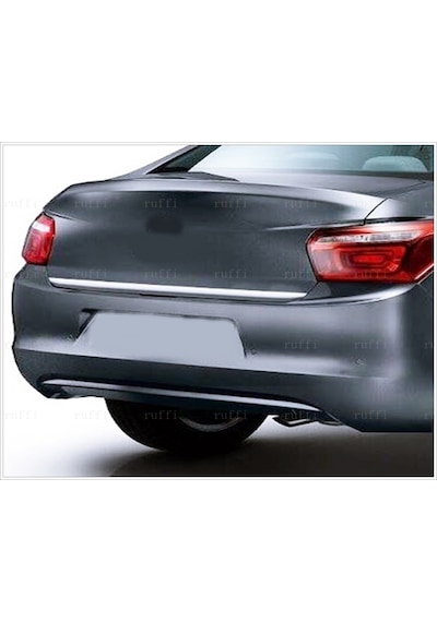 Citroen C-Elysee Krom Bagaj Alt Çıtası P.Çelik 2012 Üzeri
