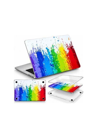 Macbook Pro Kılıf 13inç M1-m2 Laptop Koruyucu Kaplama Sticker A2338 İle Uyumlu Paint01nl Belirtilmemiş
