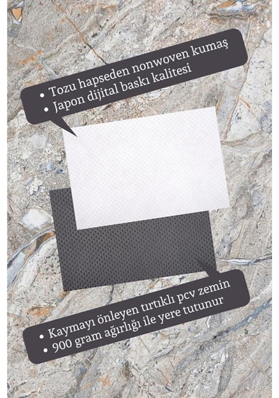 Dormot 1modern Dijital Kapı Önü Paspası 70x45cm Welcome Temalı Dekoratif Kapı Önü Paspası Çok Renkli