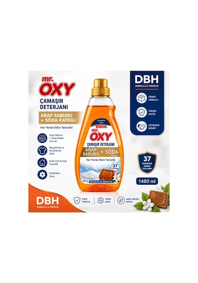 Oxy Arap Sabunu Ve Soda Katkılı Sıvi Çamaşır Deterjanı Beyazlar&renkliler