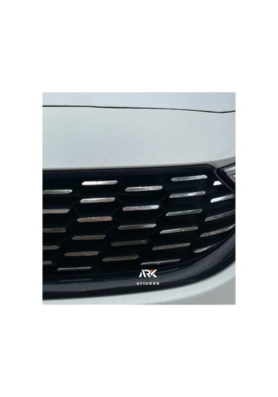 Ark Sticker Egea Sedan Ön Panjur Sticker 2019-2020 Öncesi Krom Şablonlu Abanoz