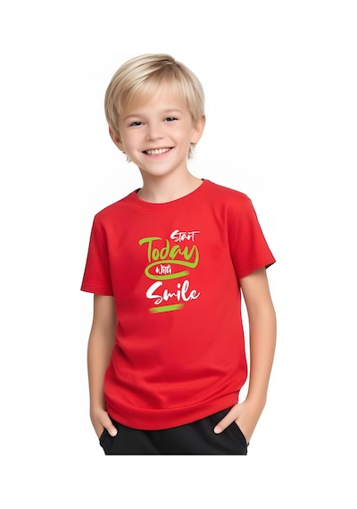 Stars Baskılı Erkek Çocuk Çift Cepli Alt-üst Takım Beyaz