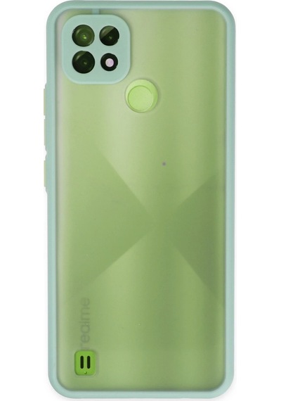 Lvsqvr Newface Realme C21 Kılıf Montreal Silikon Kapak - Turkuaz