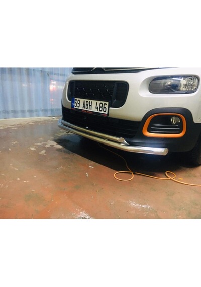 Toyota Proace 2019-2025 - Ön Tampon Koruma Demiri - Bükümlü Çiftli Bıyık - 60 - Scaft A