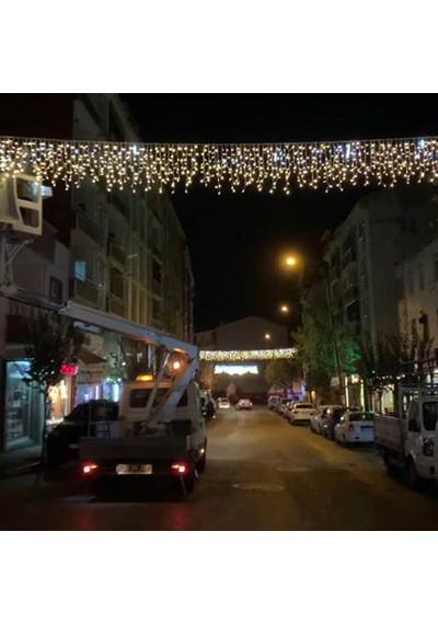 Sunlight 3x1m Sarkıt Perde Led Aydınlatma Dış Mekan G.ışığı Beyaz