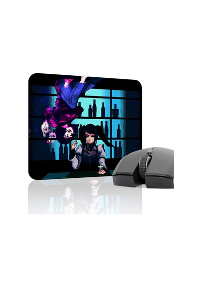 Va-11 Hall-a Kaymaz Dikişli Kauçuk Oyuncu Mousepad V1 - 22x18 Gaming Mouse Pad Fare Altlığı
