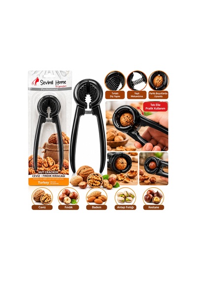 Sevimli Home 099 Büyük Döküm Metal Ceviz Ve Fındık Kıracağı Diğer