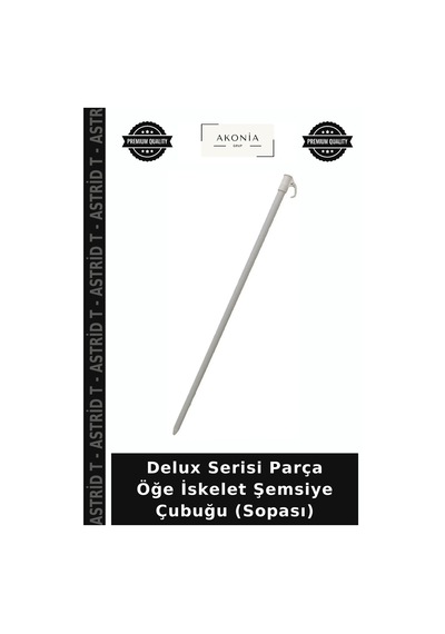 Delux Serisi Parça Öğe İskelet Şemsiye Çubuğu Sopası