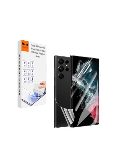 Samsung S20 Fe Kırılmaz Cam Ön Ve Arka 2in1 Özel Kesim Hydrogel Film