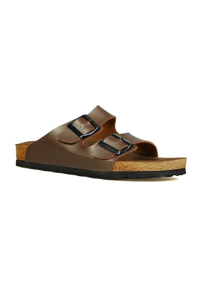 Hammer Jack Orthopedix Balagay Çift Bantlı Tokalı Unisex Rahat Terlik 503 02 Bronz