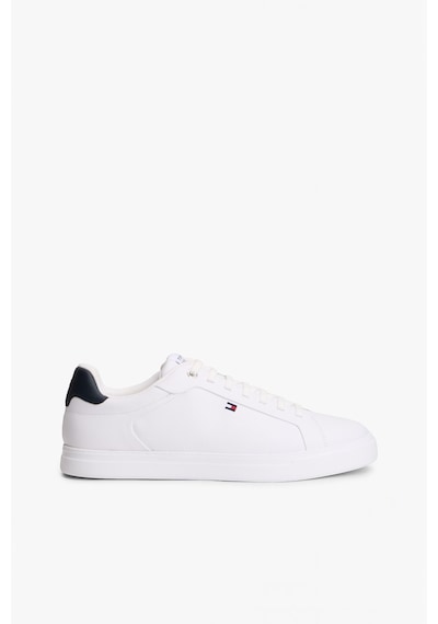 Tommy Hilfiger Icon Court Lıght Leather Erkek Beyaz Sneakers - Fm0fm05946