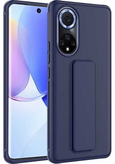 Huawei Honor 50 Kılıf Zore Qstand Kapak Lacivert
