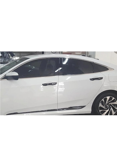 Honda Civic Fc5 Kapı Direk Kaplama - Piano Black