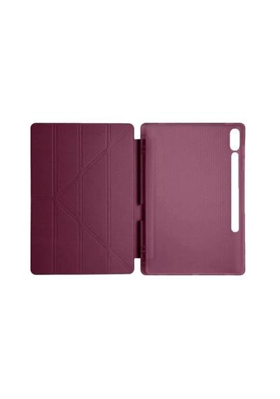 Ny Joy Samsung Galaxy X510 Tab S9 Fe 11 Kılıf Kalemlikli Mars Tablet Kılıfı - Mürdüm Nyjoybz