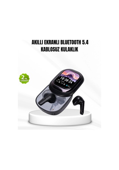 Mey İthalat Bluetooth 5.4 Kulaklık Gürültü Engelleme Ve Akıllı Ekranlı Şarj Kutusu Diğer