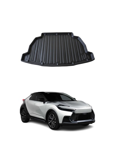 Toyota C-hr 2023+ Uyumlu Araca Özel Kauçuk Tpe Bagaj Havuzu Siyah Ses Sistemsiz İçin