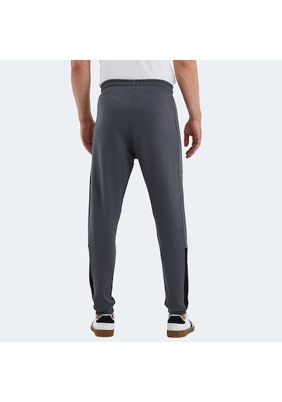 Slazenger VALARY Erkek Cepli Dar Paça Koyu Gri Eşofman Altı