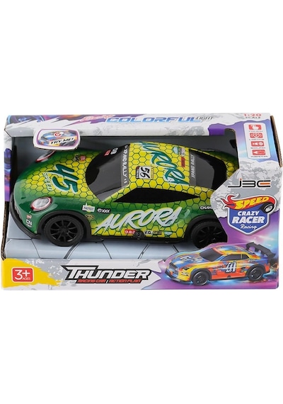 Ju688-22 Neon Ledli Ralli Araba -birliktoys Çok Renkli