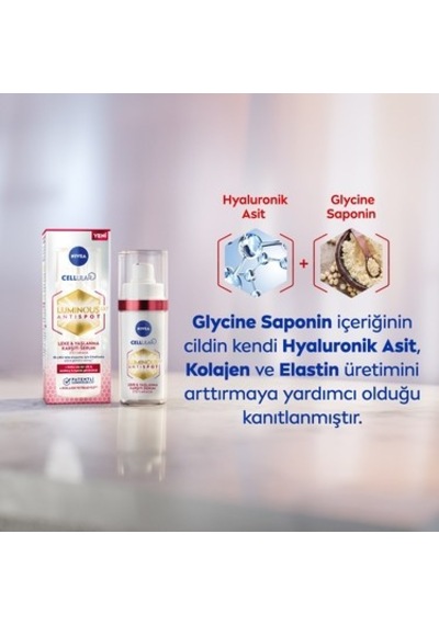 Hyaluronik Asit Ve Kolajen Tetikleyici Leke Karşıtı Cilt Serumu