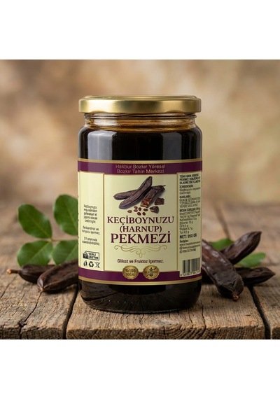 Bozkır Tahin Merkezi Doğal Katkısız Keçiboynuz Harnup Köy Pekmezi 800 G