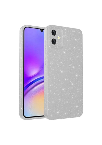 Zore Galaxy A05 Kılıf Kamera Korumalı Simli Lüks Ogaa Koton Kapak - Pembe