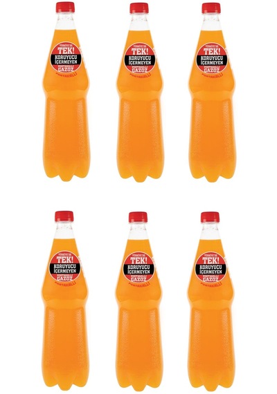 Uludağ Efsane Gazozu Portakallı 1 Lt X 6 Adet