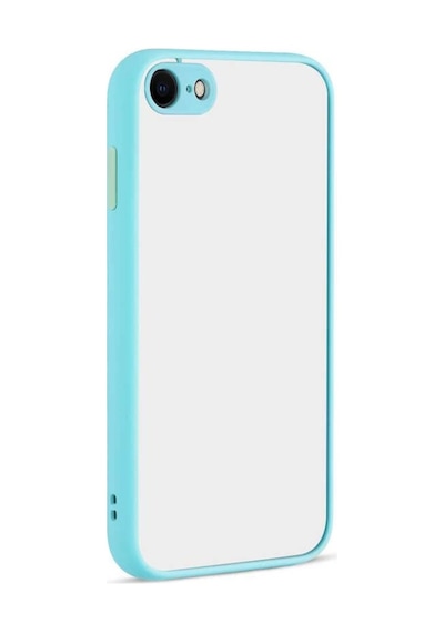 Apple Uyumlu iPhone 8 Kılıf Zore Hux Düğme Ve Kapak Zıt Renk Kılıf