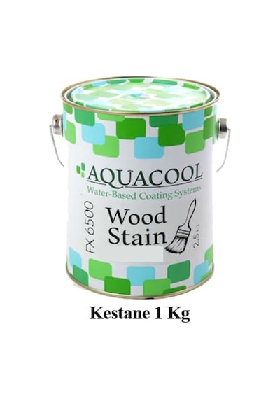 Aquacool Su Bazlı Dış Mekan Verniği Kestane 1 Kg