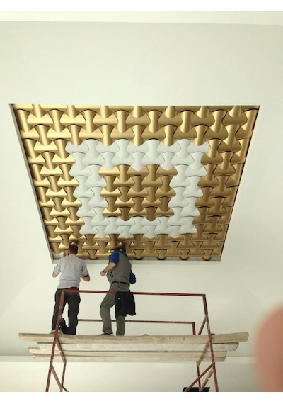3d Venüs 1 M2 Duvar Tavan Paneli Altın