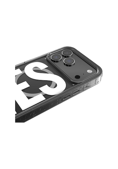 Diesel Apple iPhone 17 Pro Max Uyumlu Magsafe Destekli Biscotto Bumper Kılıf - Siyah