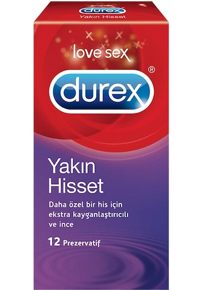 Durex Yakın Hisset Prezervatif 12'li