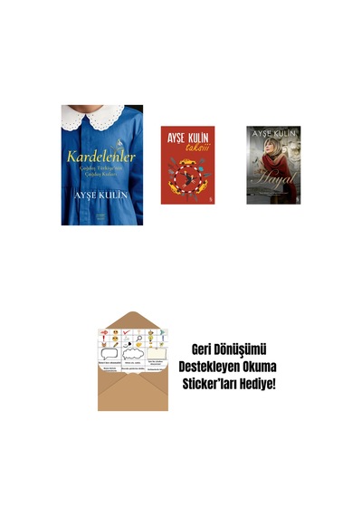 Kardelenler + Taksiii + Hayal + Okuma Sticker'ları