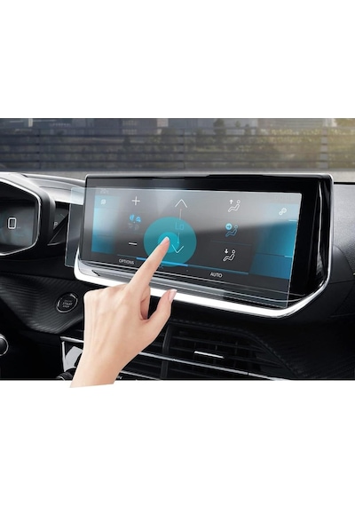 Peugeot 508 10 İnç Ekran Koruyucu Multimedya Şeffaf Nano