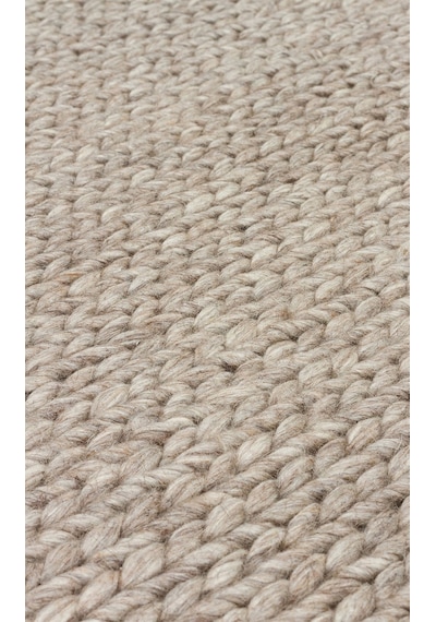 Eko Halı Jade Basketweave Brown Naturel Kazak Örgü Desenli El Dokuma Örgü Halı - 170X240