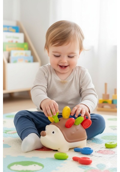 Renkli Kirpi Eğitici Bultak Zeka Oyunu