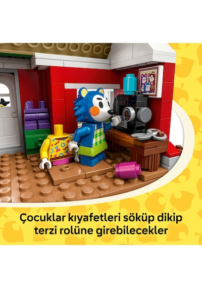 LEGO® Animal Crossing™ Able Sisters Giyim Mağazası 77055 - 6 Yaş ve Üzeri Çocuklar için Yaratıcı Oyuncak Yapım Seti (322 Parça)
