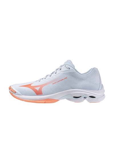 Mizuno Wave Lightning Pro Kadın Voleybol Ayakkabısı Mavi / Turuncu Çok Renkli