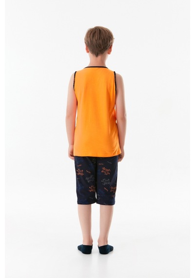 Fullamoda Köpek Baskılı Erkek Çocuk Pijama Takımı 24mıcg631212231-turuncu 24MICG631212231-Turuncu Fullamoda Köpek Baskılı Erkek Çocuk Pijama Takımı 24mıcg631212231-turuncu 24MICG631212231-Turuncu