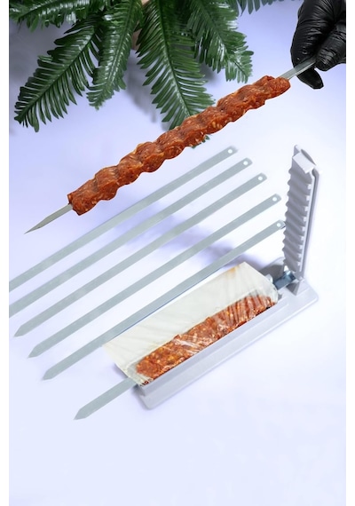 Kebapmatik Adana Urfa Kebap Kalıbı Aparatı Pratik Hızlı Kebap Makinesi Kutusu