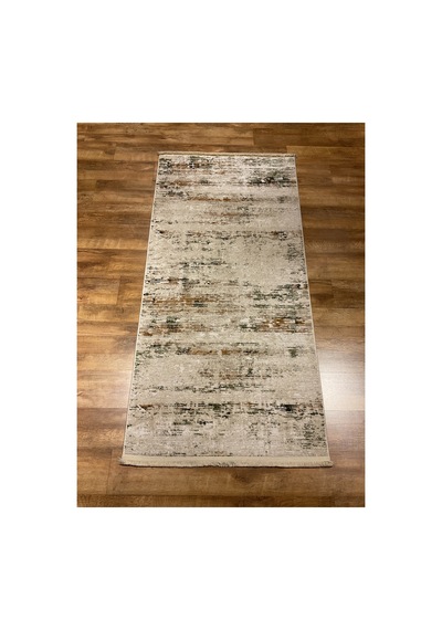 Modern 9274 Yeşil Halı Çok Renkli